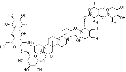 Huzhangoside D molecular structure (CAS 96315-53-6)