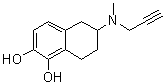 5,6,7,8-Tetrahydro-6-(methyl-2-propynylamino)-1,2-naphthalenediol molecular structure (CAS 96333-04-9)