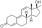 结构式 CAS# 965-93-5, 美曲勃龙; 甲基群勃龙