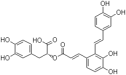 Salvianolic acid molecular structure (CAS 96574-01-5)