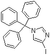 1-三苯甲基-4-碘咪唑分子结构 (CAS 96797-15-8)