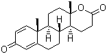 structure of CAS# 968-93-4, Testolactone;1,2-Didehydrotestololactone; 13-Hydroxy-3-oxo-13,17-secoandrosta-1,4-dien-17-oic acid delta-lactone