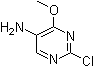 structure of CAS# 96833-41-9, 5-Amino-2-chloro-4-methoxypyrimidine;2-Chloro-4-methoxypyrimidin-5-ylamine