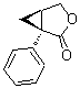 (1S,5R)-1-苯基-3-氧杂双环[3.1.0]己烷-2-酮分子结构 (CAS 96847-53-9)
