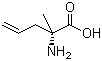 structure of CAS# 96886-55-4, (R)-2-Amino-2-methyl-4-pentenoic acid;D-alpha-Allylalanine
