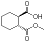 (1R,2R)-1,2-Cyclohexanedicarboxylic acid monomethyl ester molecular structure (CAS 96894-64-3)