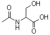 structure of CAS# 97-14-3, N-Acetyl-DL-serine;N-Acetylserine