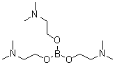 三(2-二甲基氨基乙氧基)硼烷分子结构 (CAS 97-21-2)