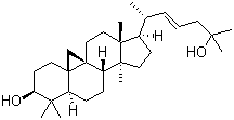 (3beta,22E)-9,19-Cyclolanost-22-ene-3,25-diol molecular structure (CAS 97456-49-0)