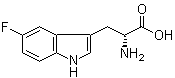 结构式 CAS# 97749-24-1, 5-氟-D-色氨酸