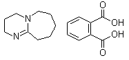 2,3,4,6,7,8,9,10-Octahydro-pyrimido[1,2-a]azepine 1,2-benzenedicarboxylate molecular structure (CAS 97884-98-5)
