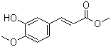 Methyl (E)-3'-hydroxy-4'-methoxycinnamate molecular structure (CAS 97966-29-5)