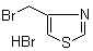 structure of CAS# 98027-25-9, 4-(Bromomethyl)thiazole hydrobromide
