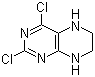 结构式 CAS# 98142-36-0, 2,4-二氯-5,6,7,8-四氢蝶啶