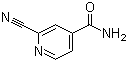 结构式 CAS# 98273-47-3, 2-氰基-4-吡啶甲酰胺