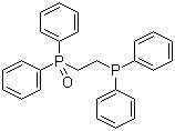 1,2-双(二苯基膦)乙烷一氧化物分子结构 (CAS 984-43-0)