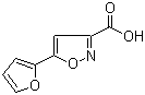 结构式 CAS# 98434-06-1, 5-(2-呋喃)异恶唑-3-甲酸
