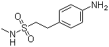 4-Amino-N-methylbenzeneethanesulfonamide molecular structure (CAS 98623-16-6)