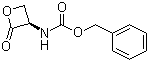 (R)-(2-氧代-3-氧杂环丁基)氨基甲酸苄酯分子结构 (CAS 98632-91-8)