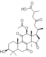 Ganoderic acid H molecular structure (CAS 98665-19-1)