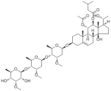 苦绳甙 G分子结构 (CAS 98665-66-8)