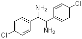 1,2-Bis(4-chlorophenyl)-1,2-ethanediamine stereoisomer molecular structure (CAS 98674-96-5)