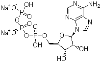 structure of CAS# 987-65-5, Adenosine 5'-triphosphate disodium salt ;ATP disodium salt