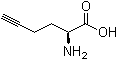 (S)-2-Amino-5-hexynoic acid molecular structure (CAS 98891-36-2)
