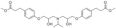 Esmolol Impurity 2 molecular structure (CAS 98903-90-3)