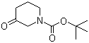 structure of CAS# 98977-36-7, 1-Boc-3-piperidone;tert-Butyl 3-oxopiperidine-1-carboxylate