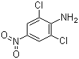 结构式 CAS# 99-30-9, 2,6-二氯-4-硝基苯胺