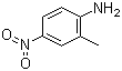 structure of CAS# 99-52-5, 2-Methyl-4-nitroaniline;2-Amino-5-nitrotoluene ; 4-Nitro-o-toluidine; Azoic Diazo No. 34; C.I. 37100