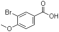 3-Bromo-4-methoxybenzoic acid molecular structure (CAS 99-58-1)