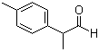 alpha,4-二甲基苯乙醛分子结构 (CAS 99-72-9)