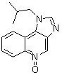 structure of CAS# 99010-63-6, 1-Isobutyl-1H-imidazo[4,5-c]quinoline N-oxide