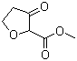 Methyl tetrahydro-3-oxo-2-furancarboxylate molecular structure (CAS 99017-83-1)