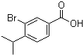 3-Bromo-4-isopropylbenzoic acid molecular structure (CAS 99070-17-4)