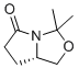 (S)-3,3-二甲基四氢吡咯并[1,2-c]恶唑-5(3H)-酮分子结构 (CAS 99208-71-6)