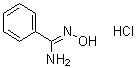 [C(Z)]-N'-Hydroxybenzenecarboximidamide monohydrochloride molecular structure (CAS 99277-23-3)