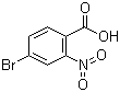 4-Bromo-2-nitrobenzoic acid molecular structure (CAS 99277-71-1)