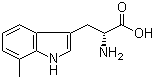 结构式 CAS# 99295-80-4, 7-甲基-D-色氨酸