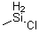 甲基氯硅烷分子结构 (CAS 993-00-0)