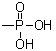 结构式 CAS# 993-13-5, 甲基膦酸