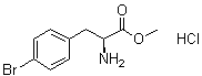 4-Bromo-L-phenylalanine methyl ester hydrochloride molecular structure (CAS 99359-32-7)