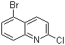 结构式 CAS# 99455-13-7, 5-溴-2-氯喹啉