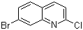 7-Bromo-2-chloroquinoline molecular structure (CAS 99455-15-9)
