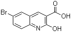 structure of CAS# 99465-06-2, 6-Bromo-2-hydroxyquinoline-3-carboxylic acid