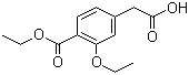 3-Ethoxy-4-ethoxycarbonyl phenylacetic acid  molecular structure (CAS 99469-99-5)