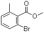 2-溴-6-甲基苯甲酸甲酯分子结构 (CAS 99548-56-8)