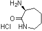 (S)-3-Aminohexahydro-2H-Azepin-2-one monohydrochloride labeled with carbon-14 molecular structure (CAS 99560-25-5)
